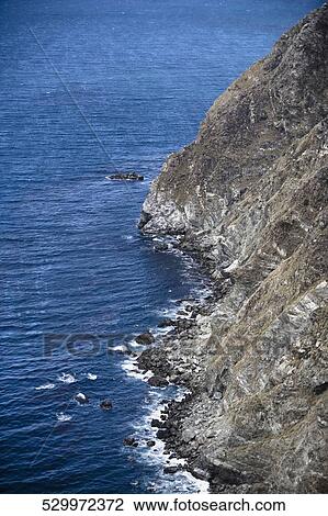 High angle view of a coast, California, USA View Large Photo Image Stock Image - High angle view of a coast, California, USA. Fotosearch