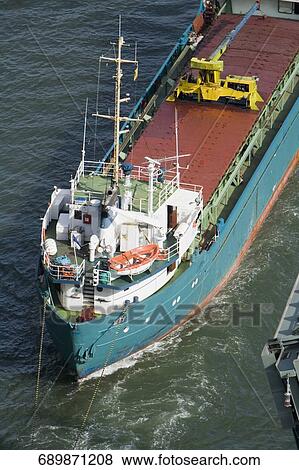 High angle view of a ship View Large Photo Image Stock Photo - High angle view of a ship. Fotosearch