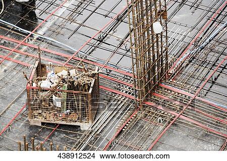 High angle view of construction equipment at a construction site View Large Photo Image Picture - High angle view of construction equipment at a construction site. Fotosearch