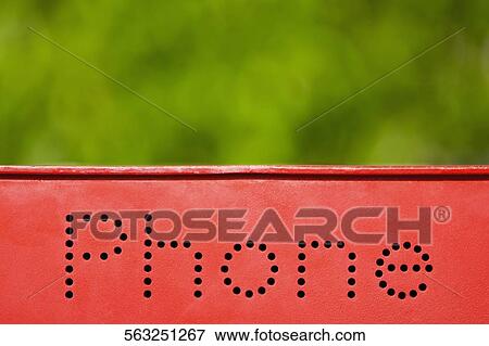 High section view of a telephone booth View Large Photo Image Stock Photo - High section view of a telephone booth. Fotosearch