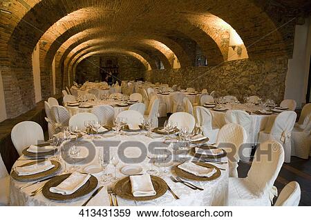Interiors of a restaurant, Corte Franca, Brescia Province, Lombardy, Italy View Large Photo Image Stock Photo - Interiors of a restaurant, Corte Franca, Brescia Province, Lombardy, Italy. Fotosearch