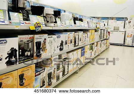 Kitchen appliances in a supermarket View Large Photo Image Picture - Kitchen appliances in a supermarket. Fotosearch