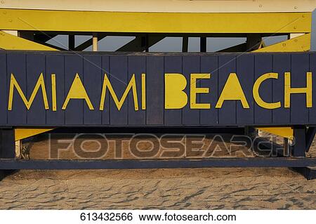 Lifeguard hut on the beach, Miami Beach, Florida, USA View Large Photo Image Stock Photograph - Lifeguard hut on the beach, Miami Beach, Florida, USA. Fotosearch