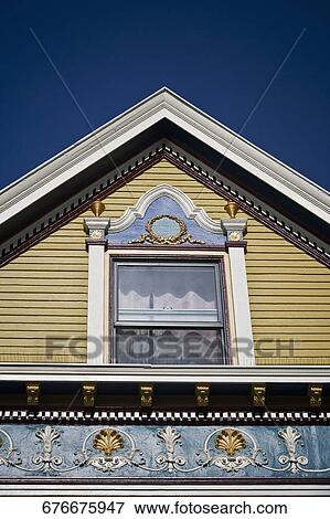 Low angle view of a building, Haight-Ashbury, San Francisco, California, USA View Large Photo Image Stock Photo - Low angle view of a building, Haight-Ashbury, San Francisco, California, USA. Fotosearch