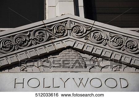 Stock Photograph - Low angle view of a building, Hollywood, Los Angeles, California, USA. Fotosearch