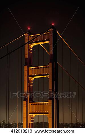 Low angle view of a suspension bridge, Golden Gate Bridge, San Francisco Bay, San Francisco, California, USA View Large Photo Image Stock Image - Low angle view of a suspension bridge, Golden Gate Bridge, San Francisco Bay, San Francisco, California, USA. Fotosearch