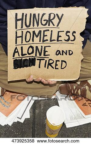 Stock Photo - Low section view of a person protesting. Fotosearch