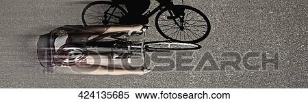 Man riding a bicycle on the road, Hudson River, New York City, New York State, USA View Large Photo Image Stock Photography - Man riding a bicycle on the road, Hudson River, New York City, New York State, USA. Fotosearch