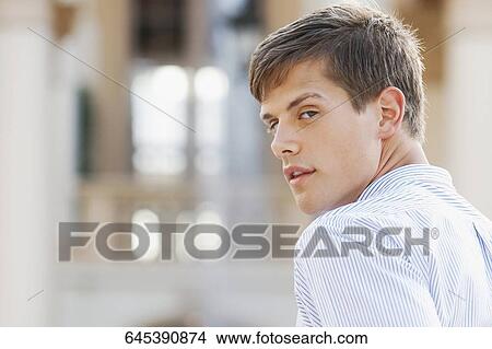 Picture - Portrait of a man, Biltmore Hotel, Coral Gables, Florida, USA. Fotosearch