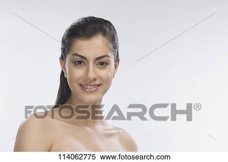 Portrait of a woman smiling View Large Photo Image Stock Photography - Portrait of a woman smiling. Fotosearch
