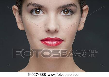 Stock Photo - Portrait of a woman. Fotosearch