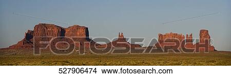 Rock formations on a landscape, Monument Valley Tribal Park, Arizona-Utah, USA View Large Photo Image Picture - Rock formations on a landscape, Monument Valley Tribal Park, Arizona-Utah, USA. Fotosearch