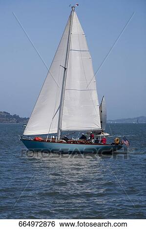 Sailboats in the sea, San Francisco, California, USA View Large Photo Image Stock Photograph - Sailboats in the sea, San Francisco, California, USA. Fotosearch
