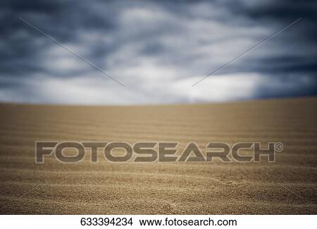 Picture - Sand dunes in a desert, Coral Pink Sand Dunes State Park, Utah, USA. Fotosearch
