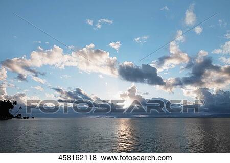 Sea at sunset View Large Photo Image Stock Photo - Sea at sunset. Fotosearch