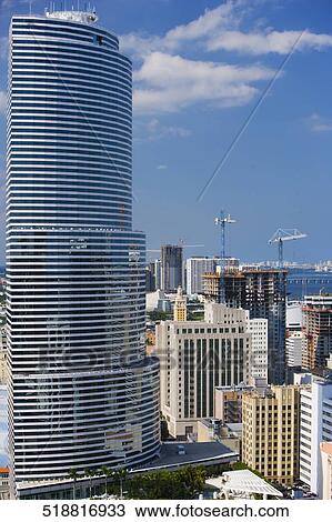 Skyscraper in a city, Miami, Florida, USA View Large Photo Image Stock Image - Skyscraper in a city, Miami, Florida, USA. Fotosearch