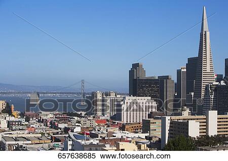 Skyscrapers in a city, Transamerica Pyramid, San Francisco, California, USA View Large Photo Image Stock Photography - Skyscrapers in a city, Transamerica Pyramid, San Francisco, California, USA. Fotosearch