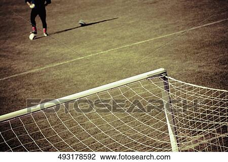 Soccer player standing in a field View Large Photo Image Stock Image - Soccer player standing in a field. Fotosearch