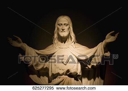 Statue of Jesus Christ in a church, Chinatown, San Francisco, California, USA View Large Photo Image Stock Photography - Statue of Jesus Christ in a church, Chinatown, San Francisco, California, USA. Fotosearch