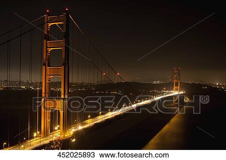 Suspension bridge across the sea, Golden Gate Bridge, San Francisco Bay, San Francisco, California, USA View Large Photo Image Stock Image - Suspension bridge across the sea, Golden Gate Bridge, San Francisco Bay, San Francisco, California, USA. Fotosearch