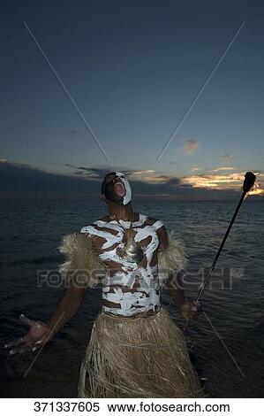 Tribesman looking angry on the beach View Large Photo Image Stock Photography - Tribesman looking angry on the beach. Fotosearch