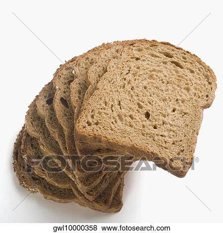 Close-up of a stack of bread slices View Large Photo Image Stock Photo - Close-up of a stack of bread slices. Fotosearch