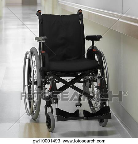 Close-up of a wheelchair in a hospital View Large Photo Image Stock Image - Close-up of a wheelchair in a hospital. Fotosearch