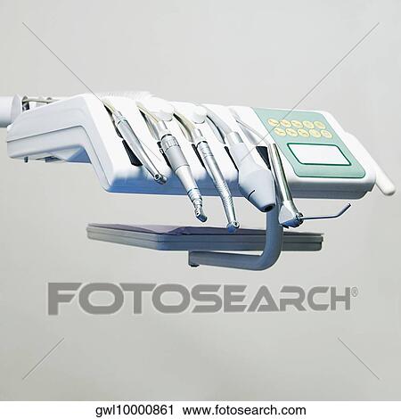 Close-up of dental equipments in an examination room View Large Photo Image Stock Image - Close-up of dental equipments in an examination room. Fotosearch