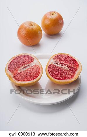 Stock Image - Close-up of grapefruits. Fotosearch