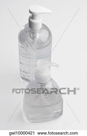 Close-up of liquid soap dispensers View Large Photo Image Stock Image - Close-up of liquid soap dispensers. Fotosearch