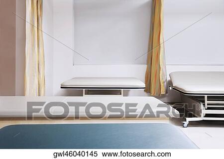 Empty room of a hospital View Large Photo Image Stock Photography - Empty room of a hospital. Fotosearch