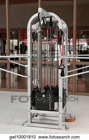 Exercise machine in a gym View Large Photo Image Stock Image - Exercise machine in a gym. Fotosearch