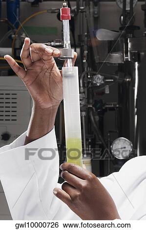 Female doctor researching in a laboratory View Large Photo Image Stock Photograph - Female doctor researching in a laboratory. Fotosearch
