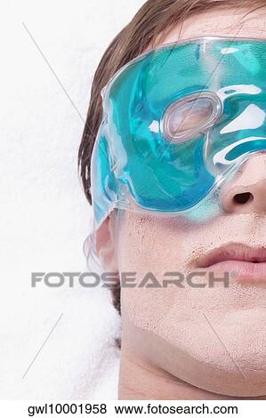 Man wearing eye mask View Large Photo Image Stock Photo - Man wearing eye mask. Fotosearch