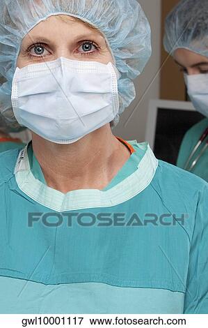 Portrait of a female doctor View Large Photo Image Stock Photo - Portrait of a female doctor. Fotosearch