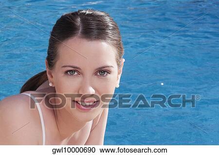 Portrait of a woman smiling View Large Photo Image Stock Image - Portrait of a woman smiling. Fotosearch