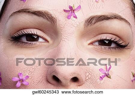 Woman receiving facial treatment View Large Photo Image Stock Image - Woman receiving facial treatment. Fotosearch
