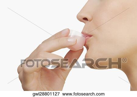 Woman taking medicine View Large Photo Image Stock Photo - Woman taking medicine. Fotosearch