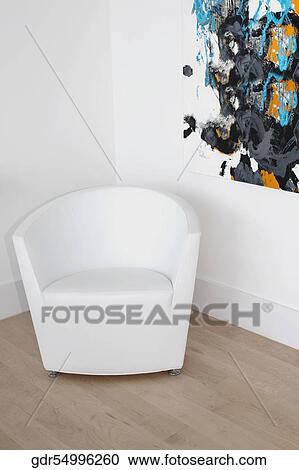 Armchair in a living room View Large Photo Image Stock Image - Armchair in a living room. Fotosearch