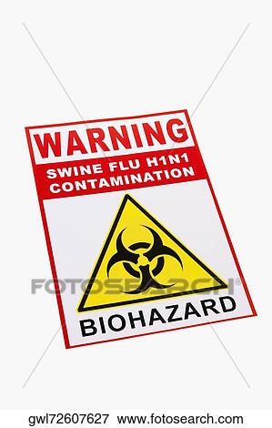 Stock Photo - Close-up of a Biohazard warning sign. Fotosearch