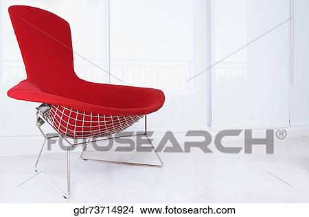 Picture - Close-up of a chair in a domestic room. Fotosearch
