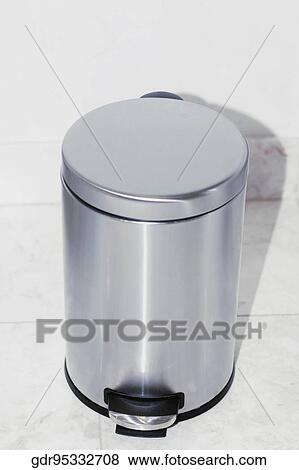 Close-up of a garbage bin View Large Photo Image Stock Photo - Close-up of a garbage bin. Fotosearch