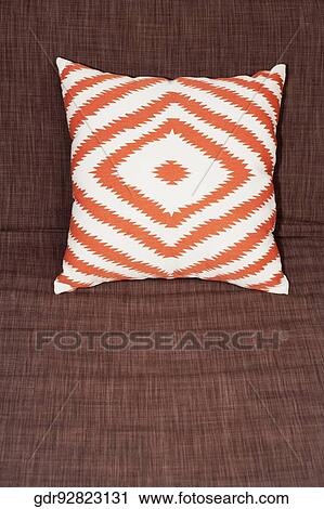 Close-up of a pillow on the bed View Large Photo Image Stock Image - Close-up of a pillow on the bed. Fotosearch