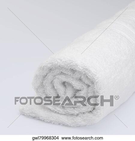 Close-up of a rolled up towel View Large Photo Image Picture - Close-up of a rolled up towel. Fotosearch