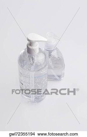 Close-up of liquid soap dispensers View Large Photo Image Picture - Close-up of liquid soap dispensers. Fotosearch