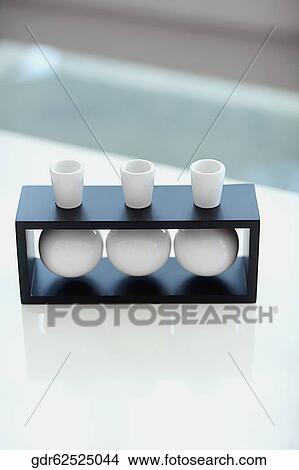 Picture - Close-up of showpieces on a table. Fotosearch