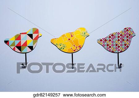 Close-up of three hooks View Large Photo Image Stock Photo - Close-up of three hooks. Fotosearch