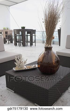 Couch in the balcony of a house View Large Photo Image Stock Image - Couch in the balcony of a house. Fotosearch