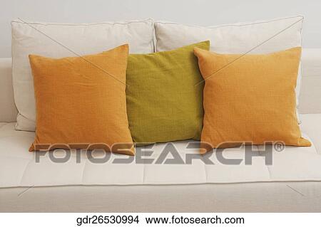Picture - Couch in the living room. Fotosearch