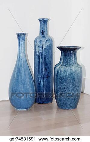 Decorative urns in a room View Large Photo Image Stock Image - Decorative urns in a room. Fotosearch